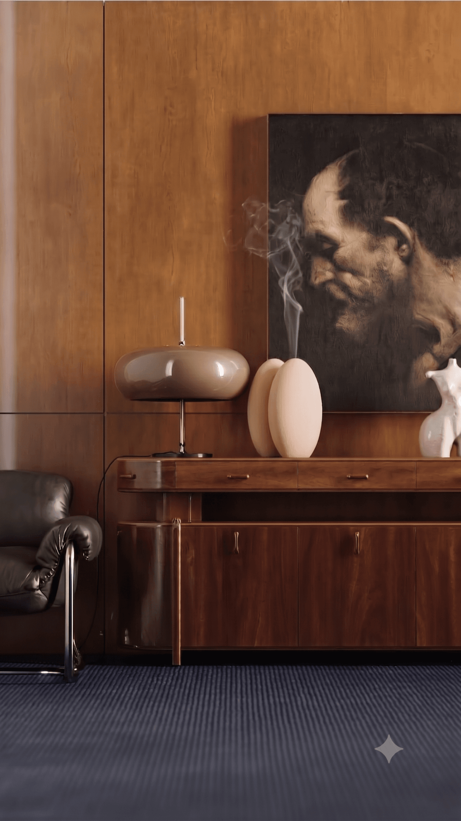 Diffuser placed like a decorative piece in a design interior